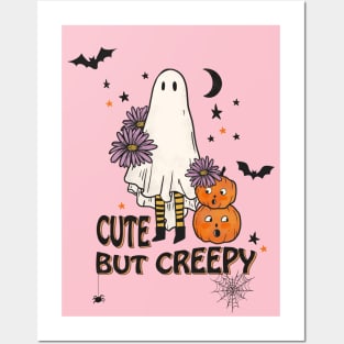 Cute But Creepy Halloween Ghost Posters and Art